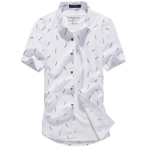 Norman – Men's Slim Fit Short-Sleeved Shirt