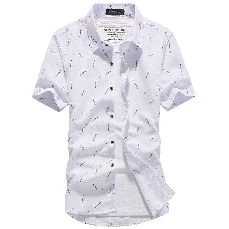 Norman – Men's Slim Fit Short-Sleeved Shirt