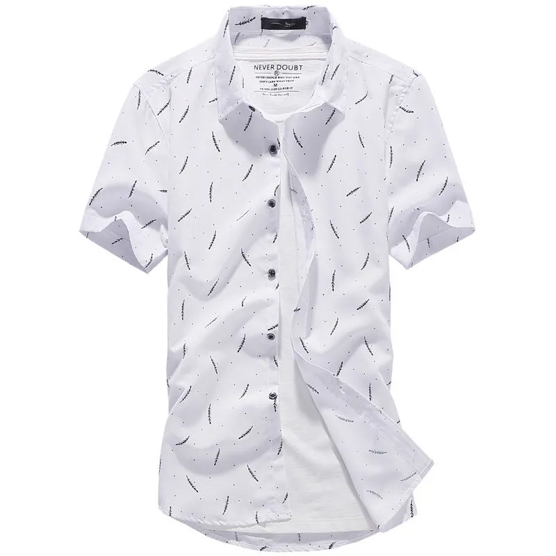 Norman – Men's Slim Fit Short-Sleeved Shirt