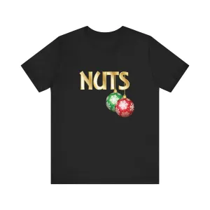 Nuts | Deluxe Black Unisex Tee