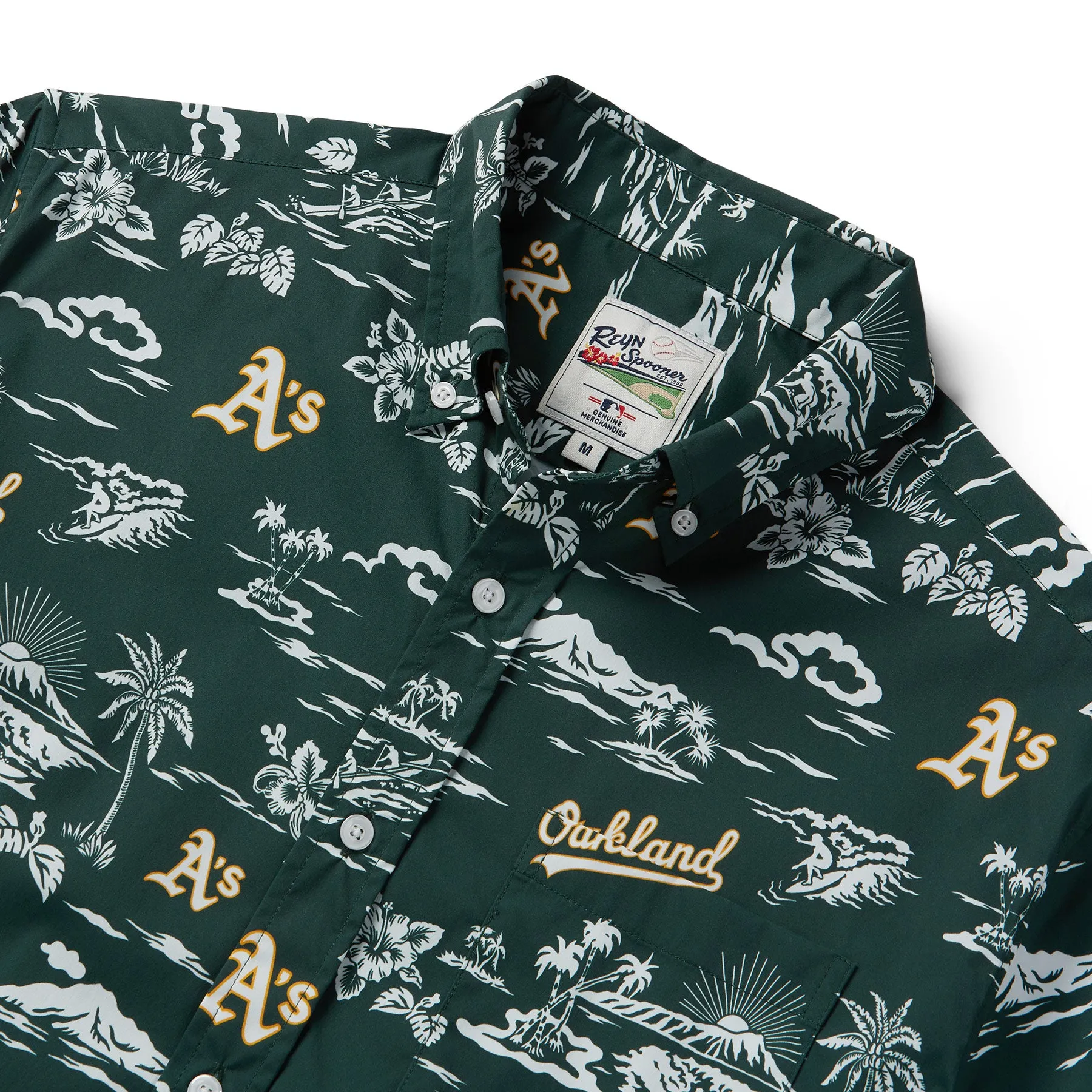 OAKLAND ATHLETICS KEKAI PERFORMANCE BUTTON FRONT