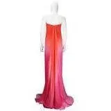 Oscar De La Renta Ombre Chiffon Gown | US 8
