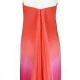 Oscar De La Renta Ombre Chiffon Gown | US 8