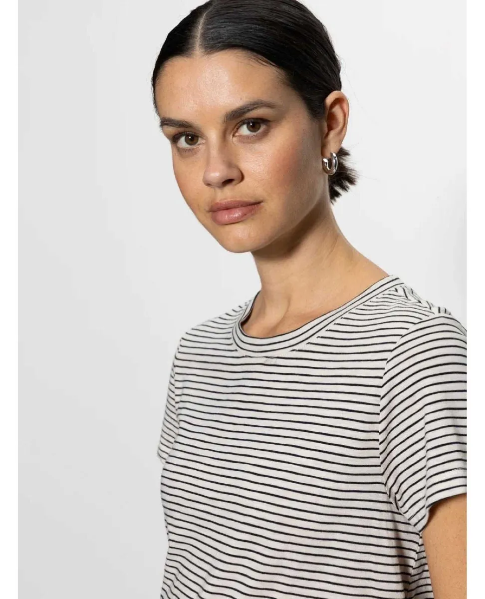 Perfect Tee Stone Black Stripe