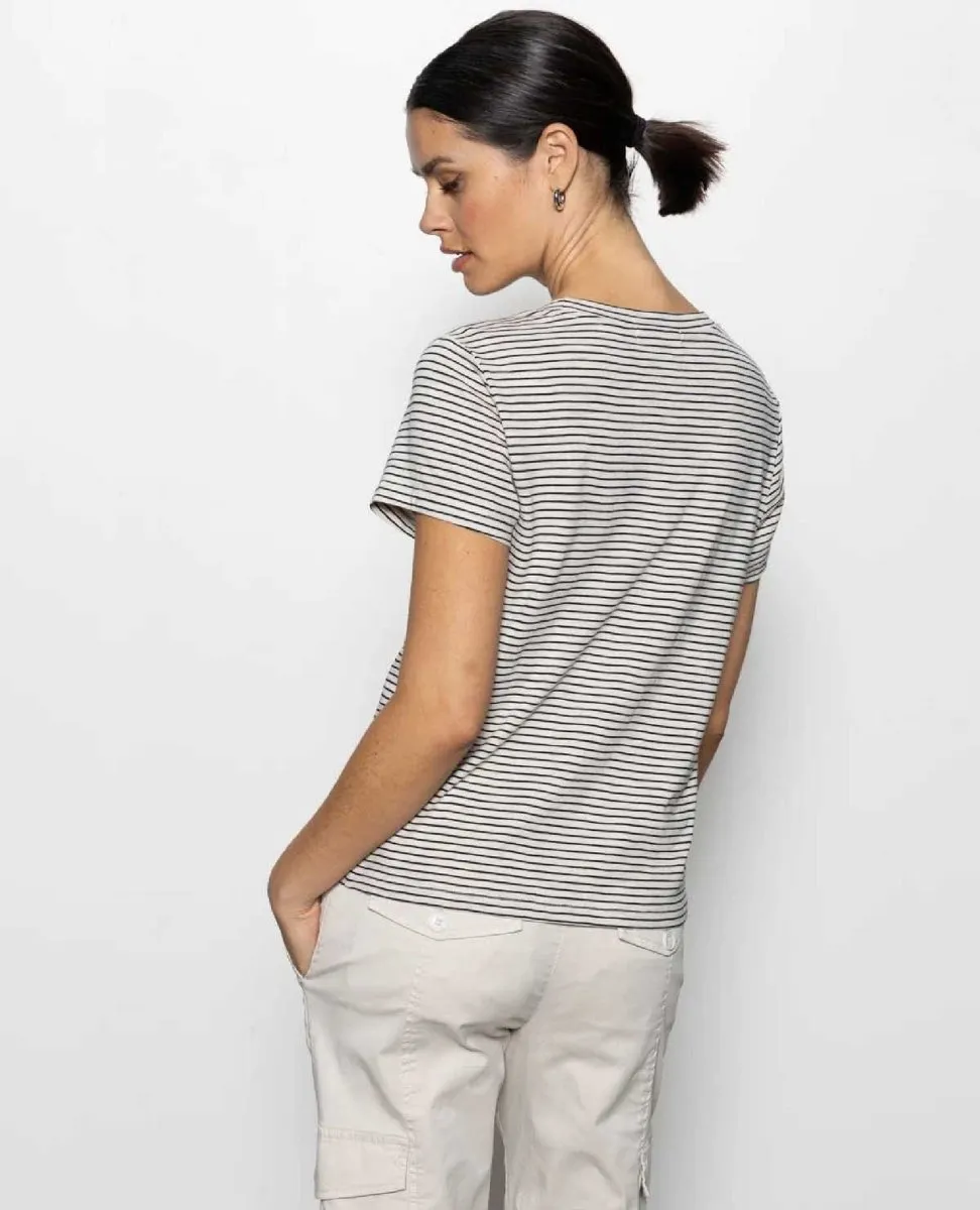 Perfect Tee Stone Black Stripe