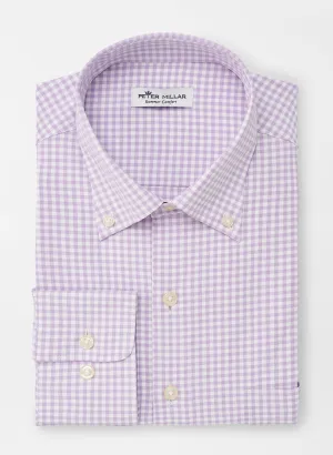 PETER MILLAR- Lavender Check Performance Shirt