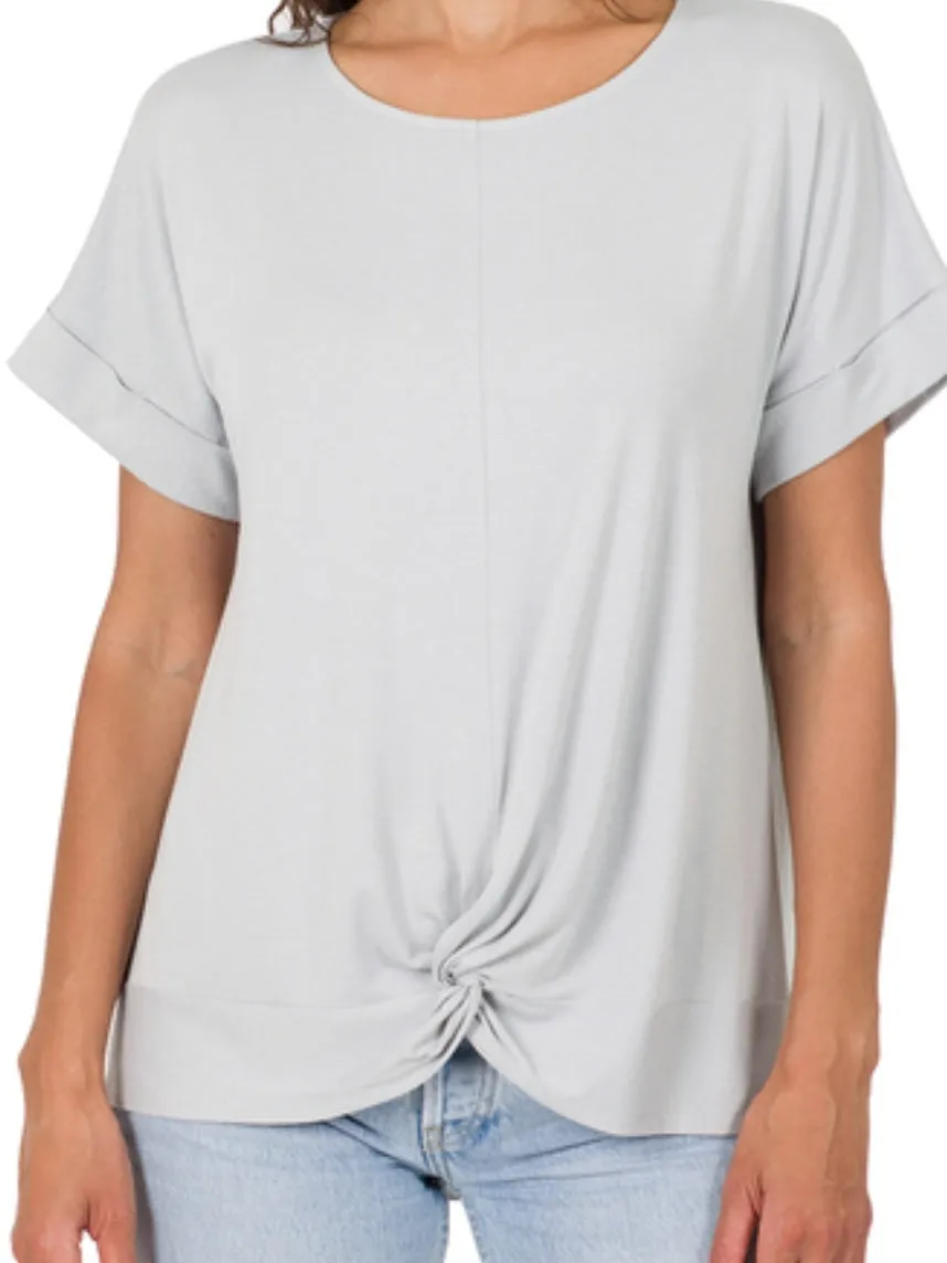 Plus Knot Front Top