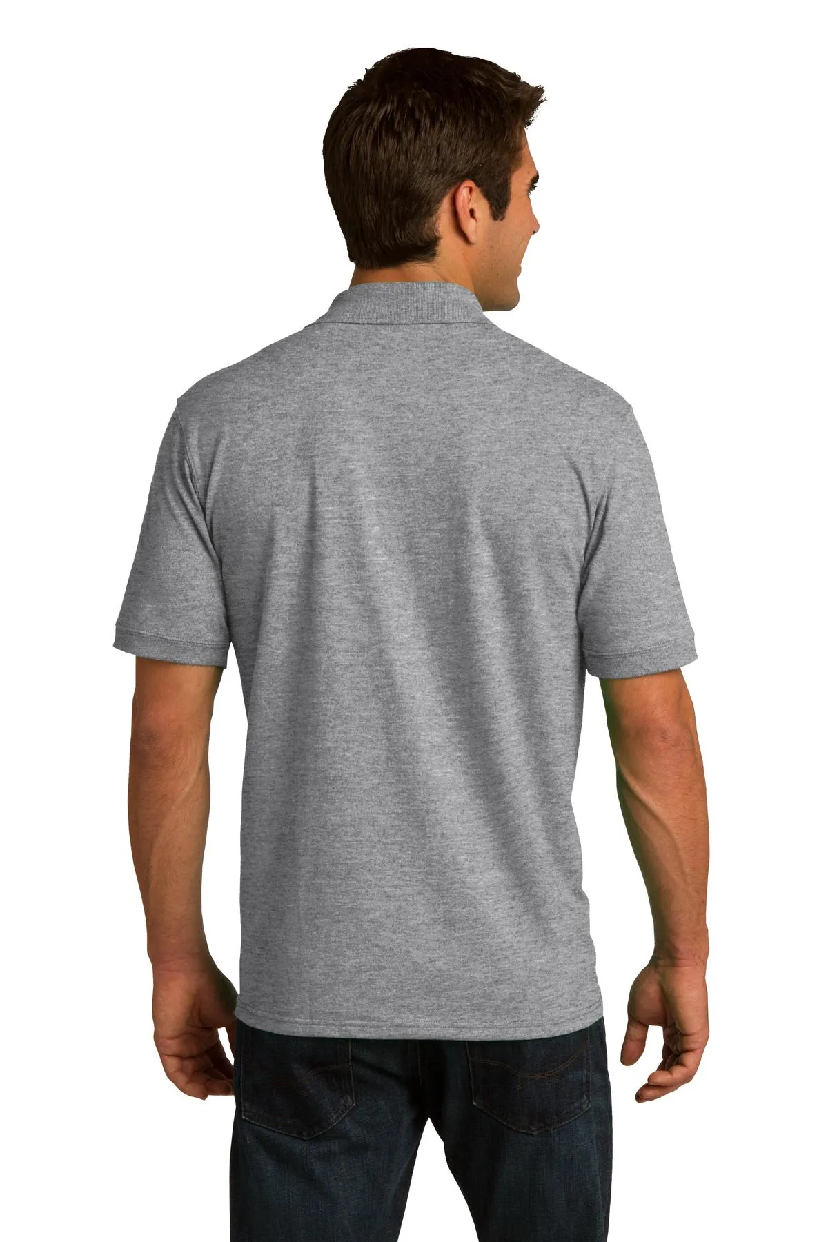 Port & Company Core Blend Jersey Knit Polo. KP55 Athletic Heather