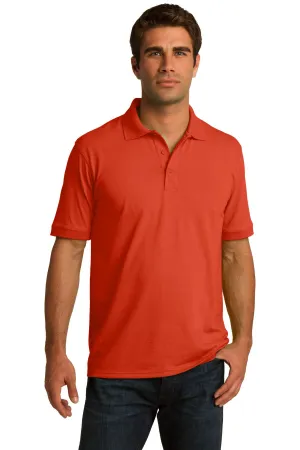 Port & Company Core Blend Jersey Knit Polo. KP55 Orange
