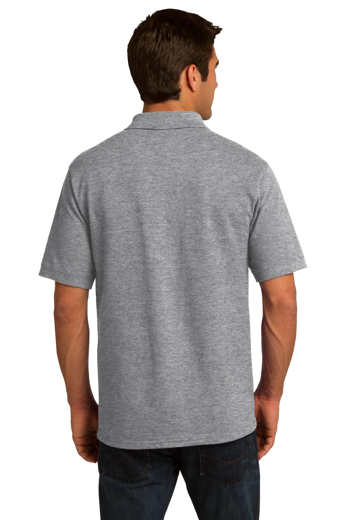 Port & Company Core Blend Pique Polo. KP155 Athletic Heather