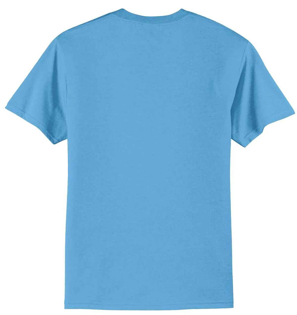 Port & Company Core Blend Tee.  PC55 Aquatic Blue