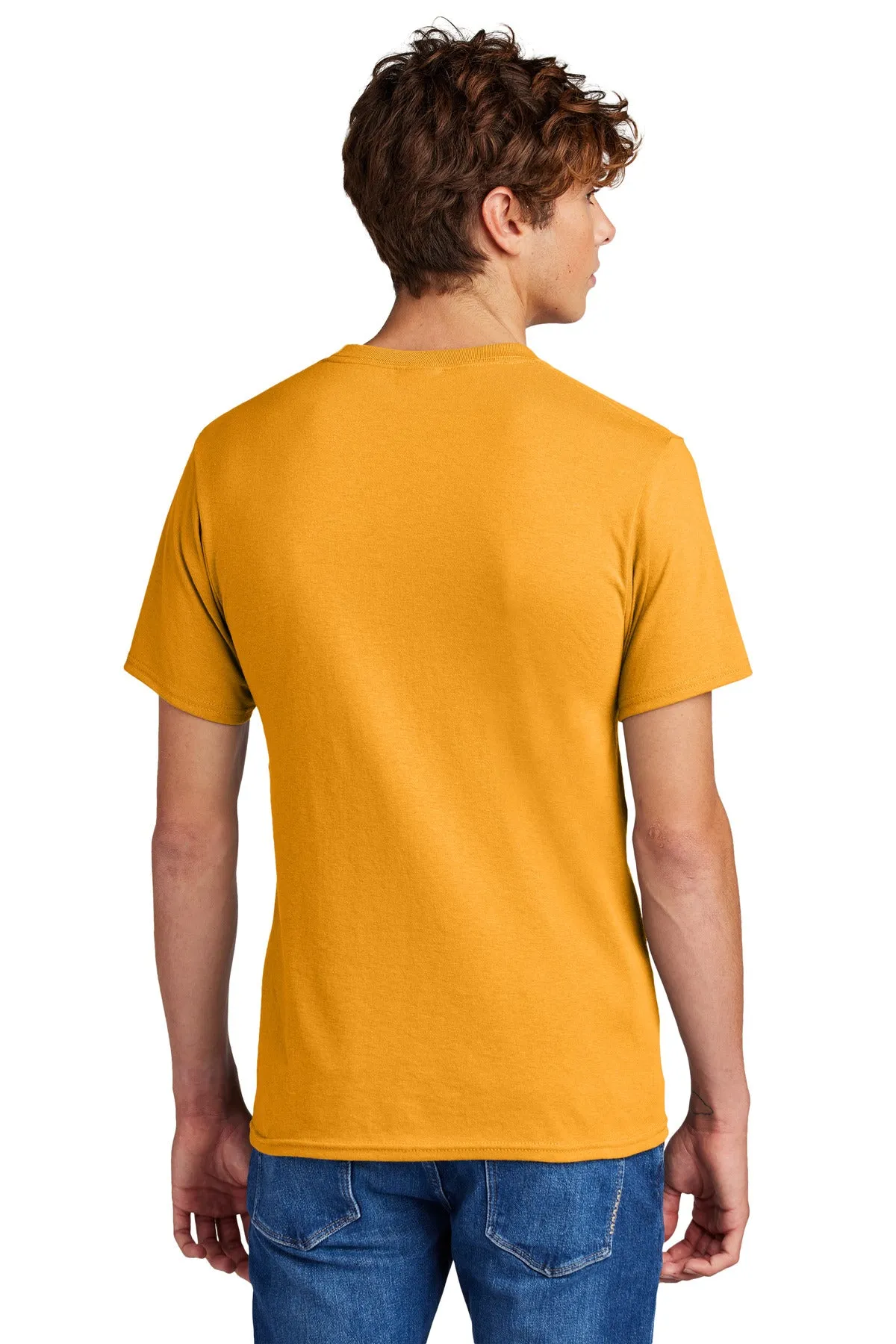 Port & Company Core Blend Tee.  PC55 Gold