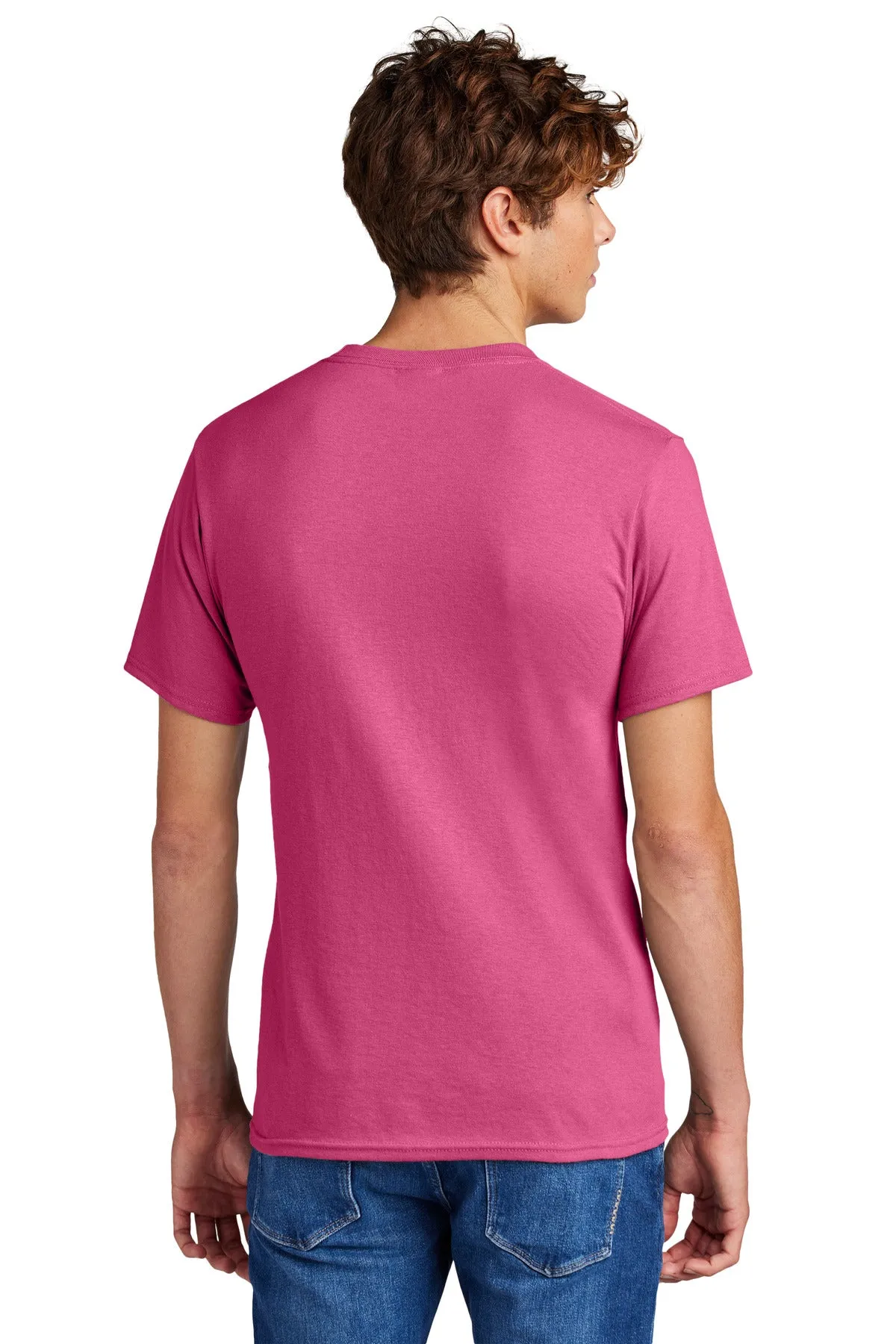 Port & Company Core Blend Tee.  PC55 Sangria