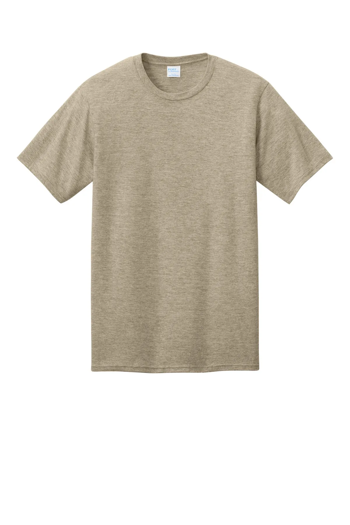 Port & Company CVC Tee PC340 Desert Tan Heather