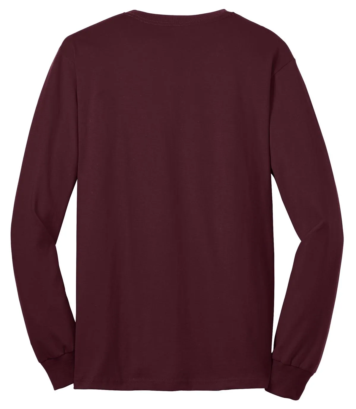 Port & Company Long Sleeve Core Blend Tee. PC55LS Athletic Maroon