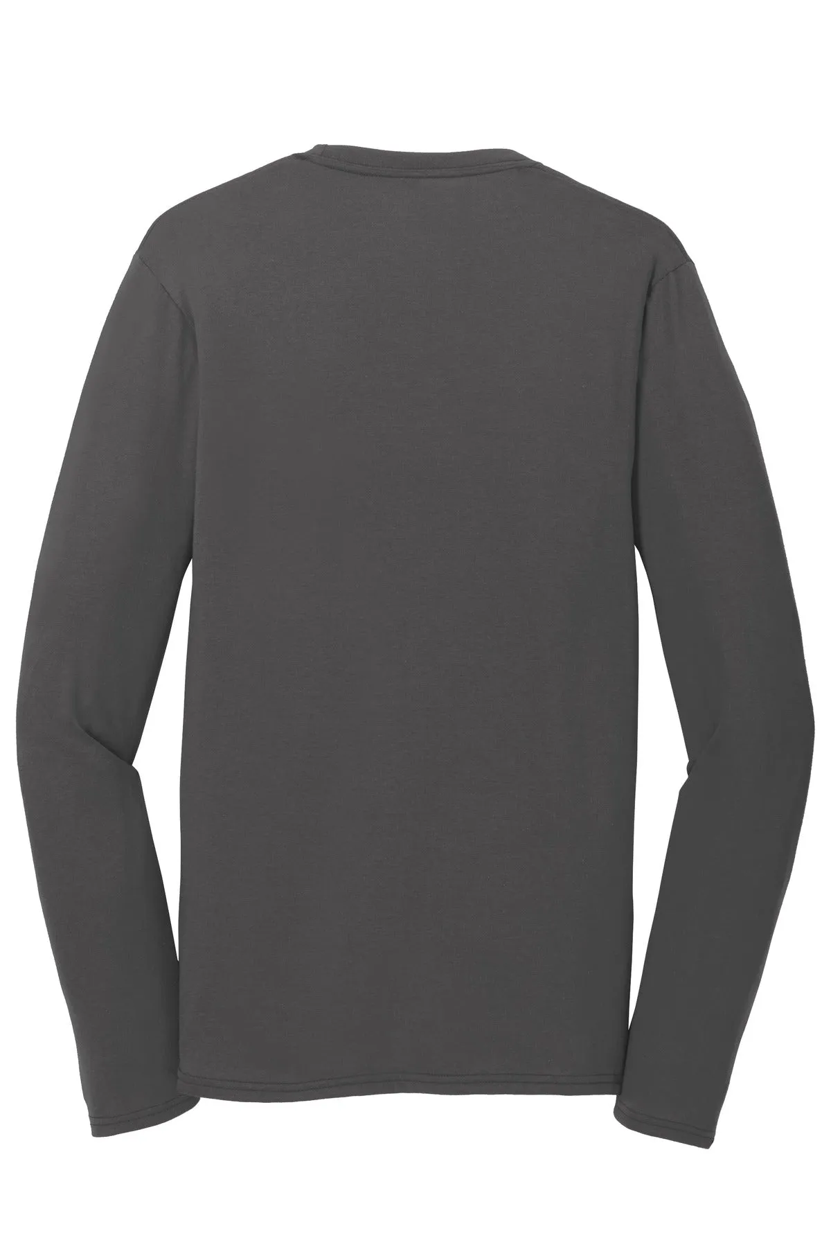 Port & Company Long Sleeve Performance Blend Tee. PC381LS Charcoal
