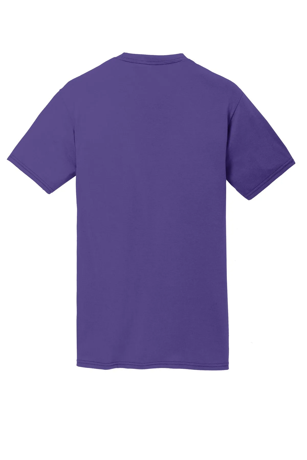 Port & Company Performance Blend Tee. PC381 Purple
