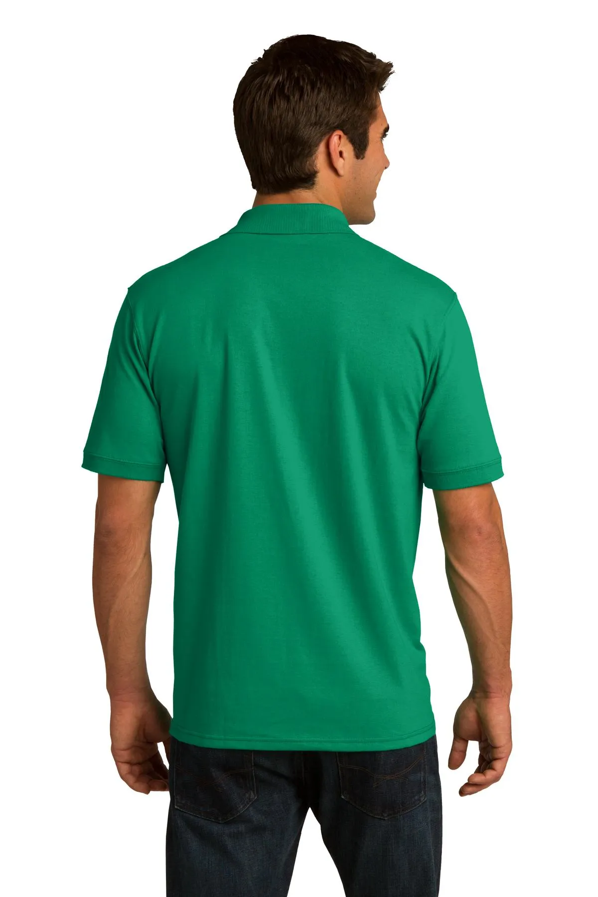 Port & Company Tall Core Blend Jersey Knit Polo. KP55T Kelly Tall