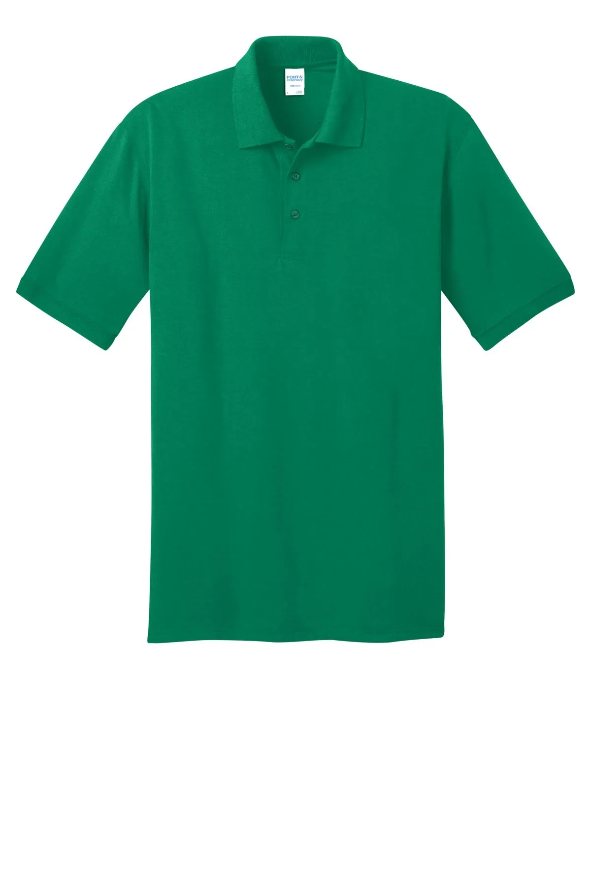 Port & Company Tall Core Blend Jersey Knit Polo. KP55T Kelly Tall
