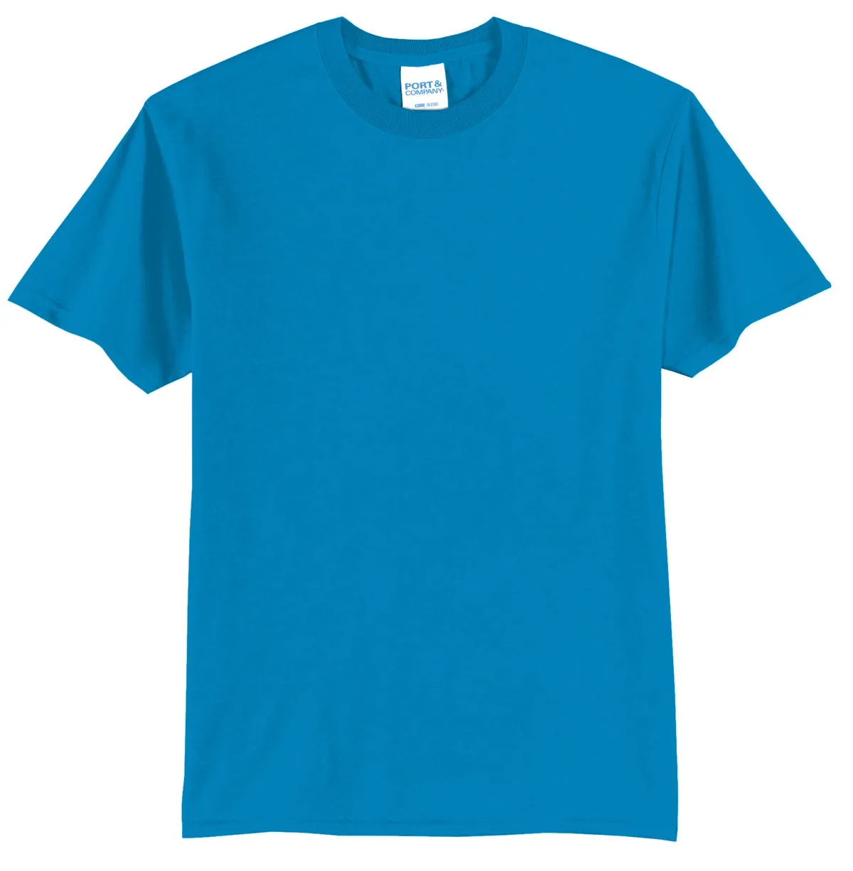 Port & Company Tall Core Blend Tee. PC55T Sapphire Tall