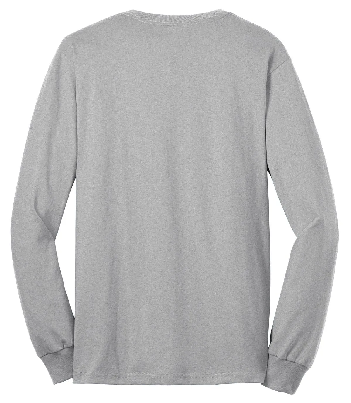 Port & Company Tall Long Sleeve Core Blend Tee. PC55LST Ash Tall