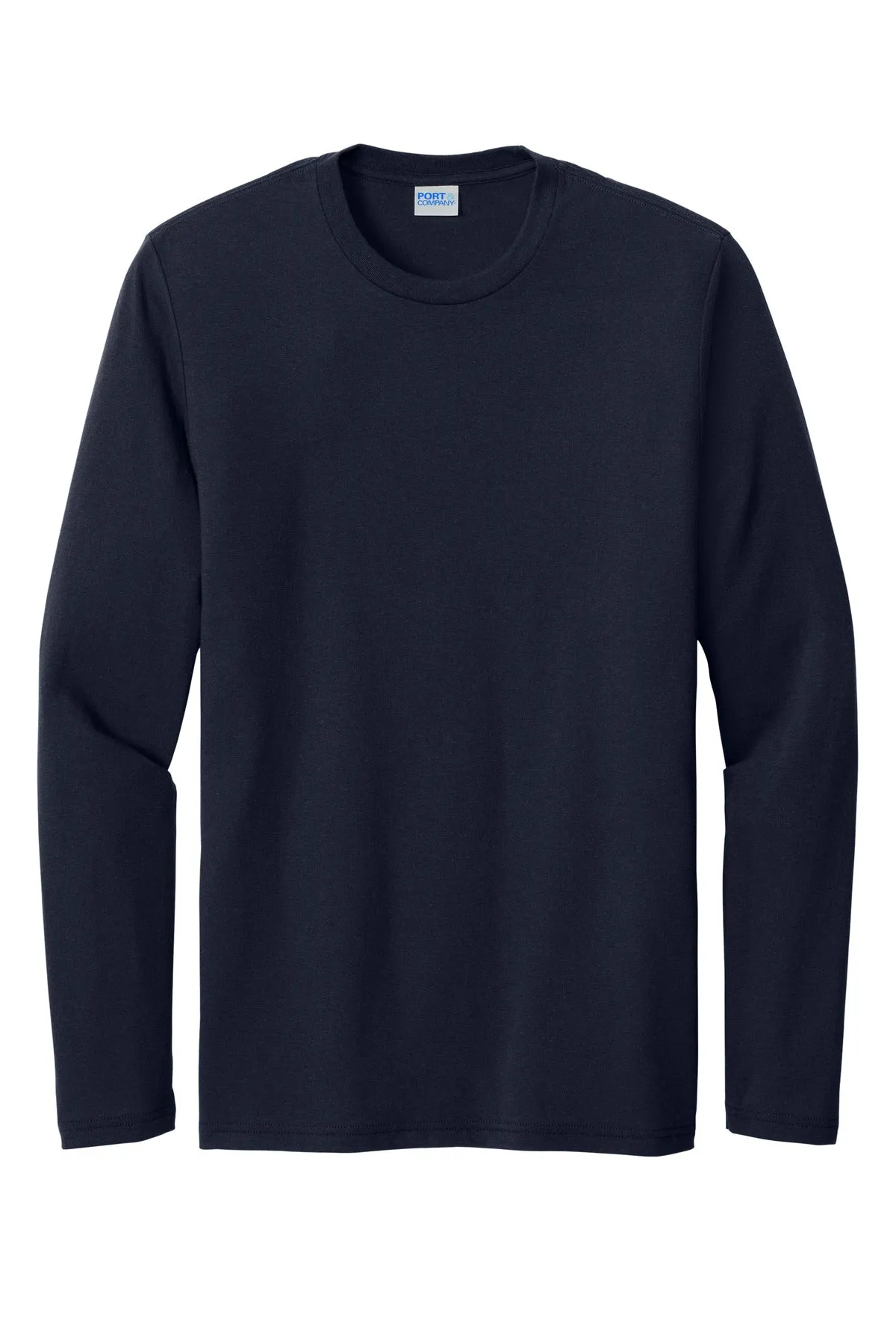 Port & Company Tri-Blend Long Sleeve Tee. PC330LS Deep Navy