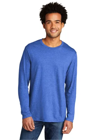 Port & Company Tri-Blend Long Sleeve Tee. PC330LS Heather Royal