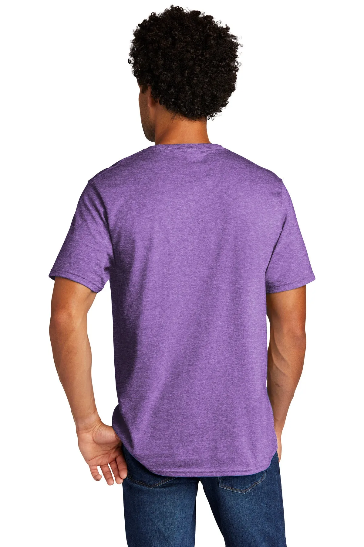Port & Company Tri-Blend Tee. PC330 Team Purple Heather