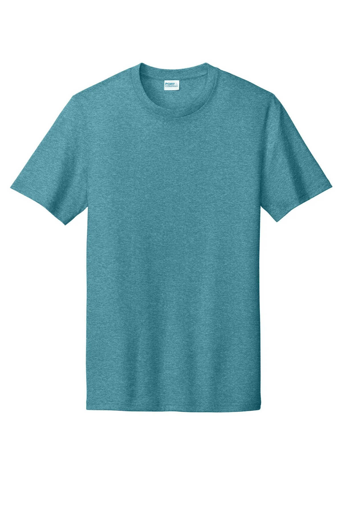Port & Company Tri-Blend Tee. PC330 Vivid Teal Heather