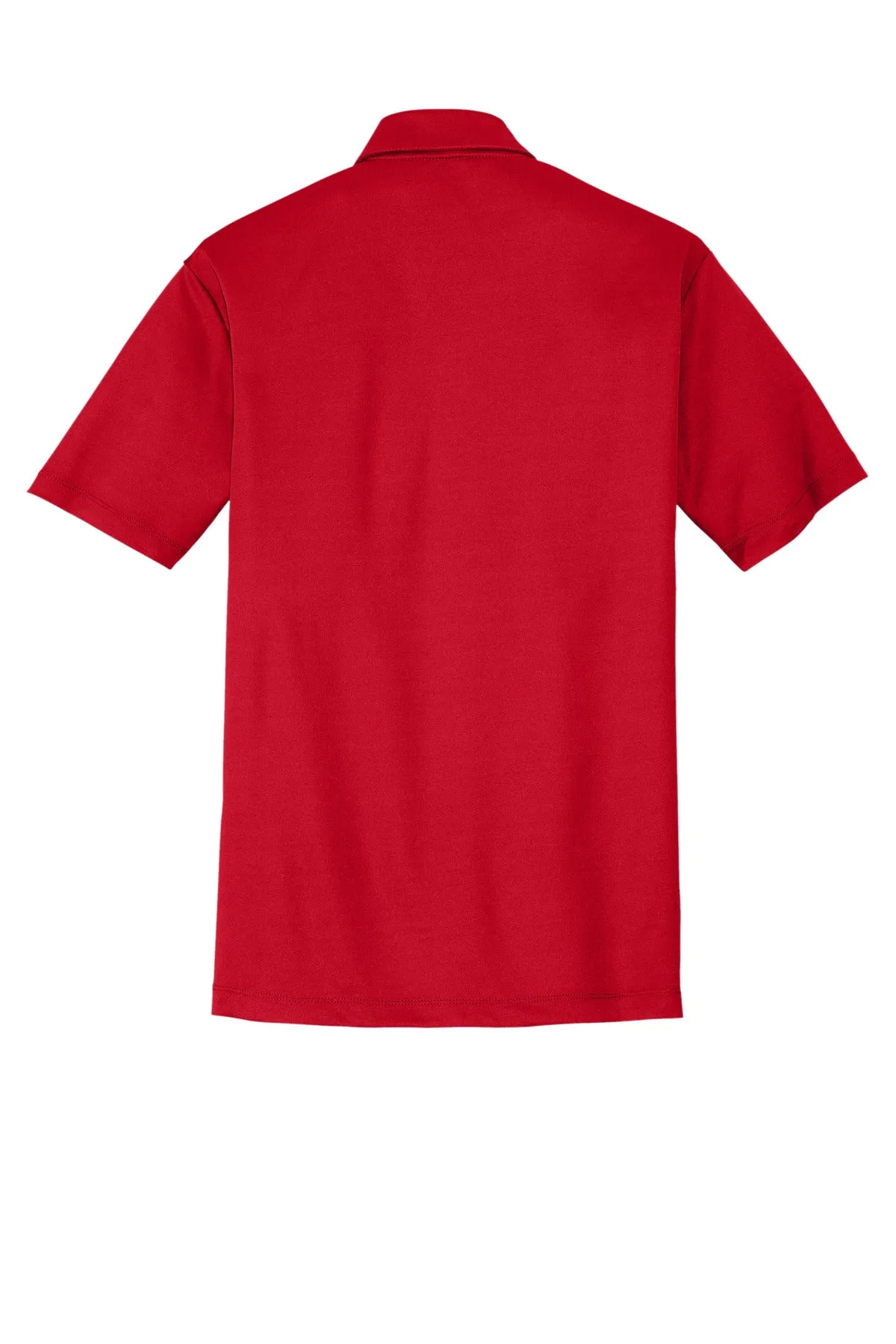 Port Authority Silk Touch Performance Pocket Polo. K540P Red