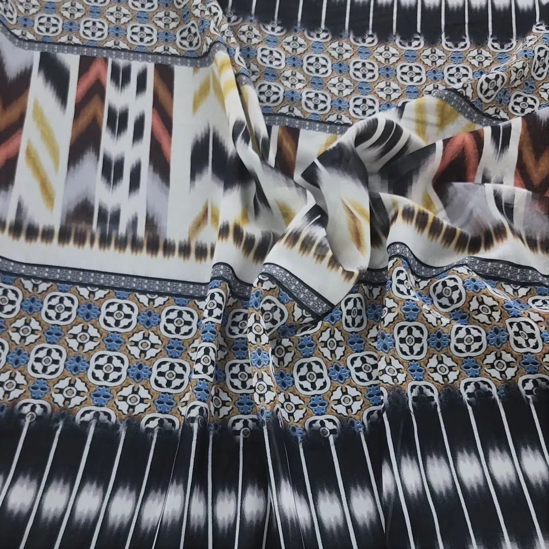 Printed Chiffon Fabric  Abstract 150cm
