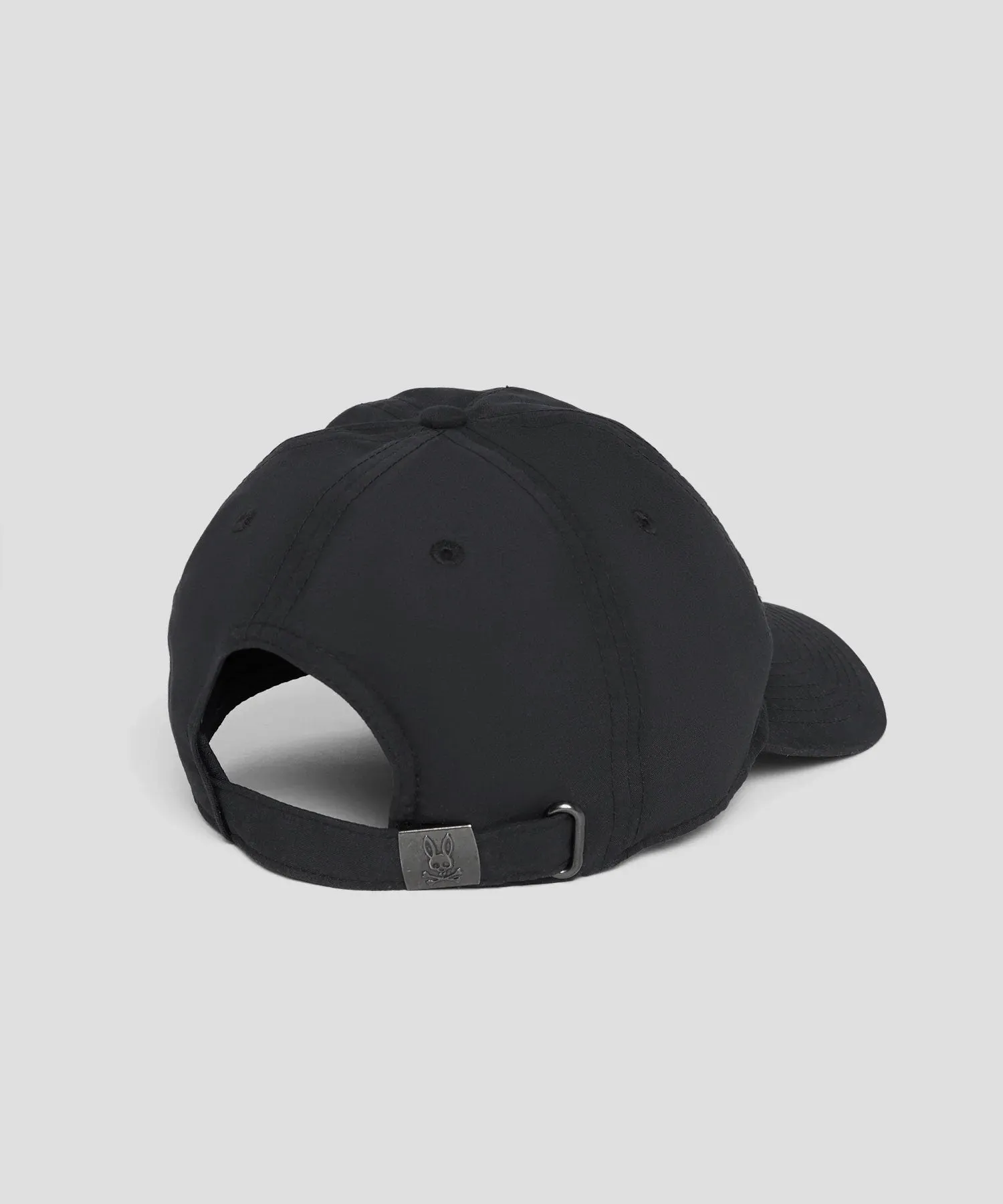 Psycho Bunny Crosby Reflective Print Baseball Cap - Black