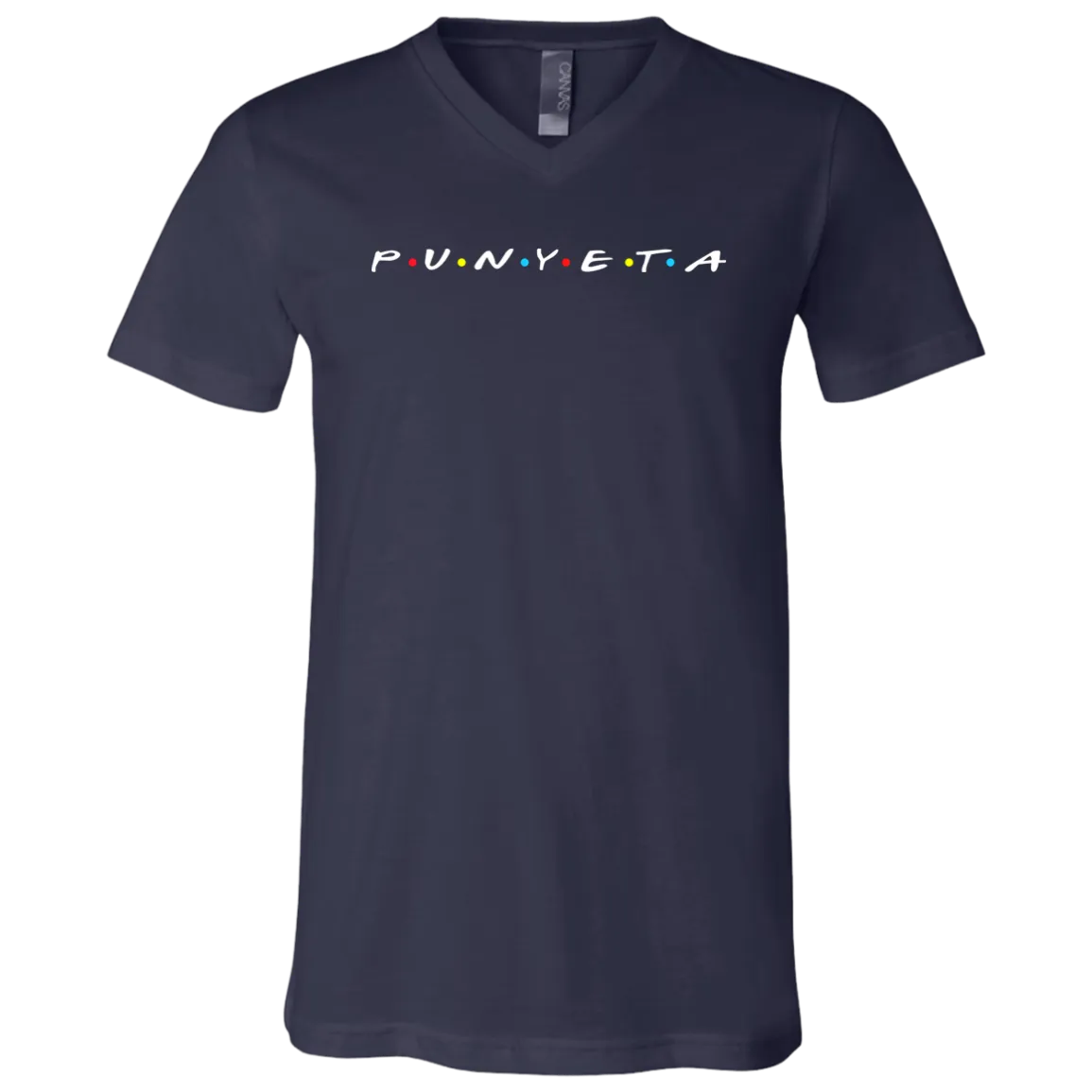 Punyeta Friends Unisex Jersey V-Neck T-Shirt