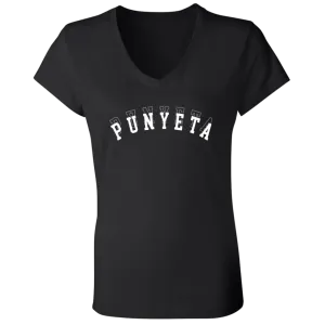 Punyeta Ladies Jersey V-Neck T-Shirt