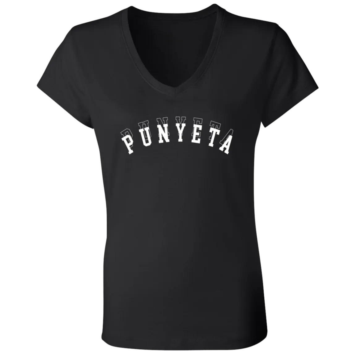 Punyeta Ladies Jersey V-Neck T-Shirt