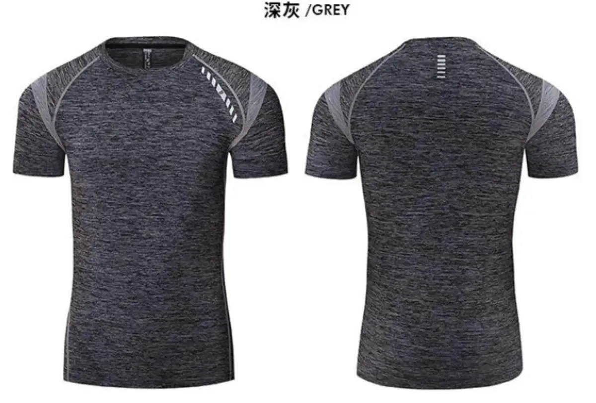 Quick-drying, Moisture-wicking Men's Fitness T-shirt