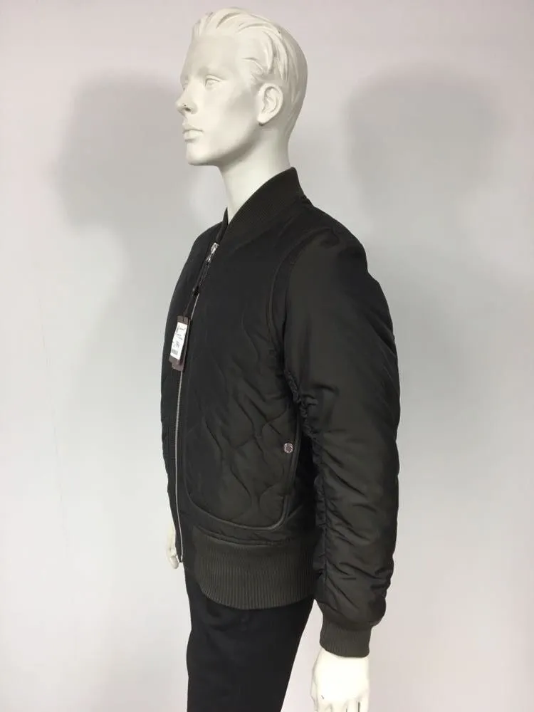 Quilted Bomber Jacket