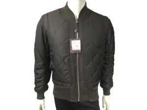 Quilted Bomber Jacket