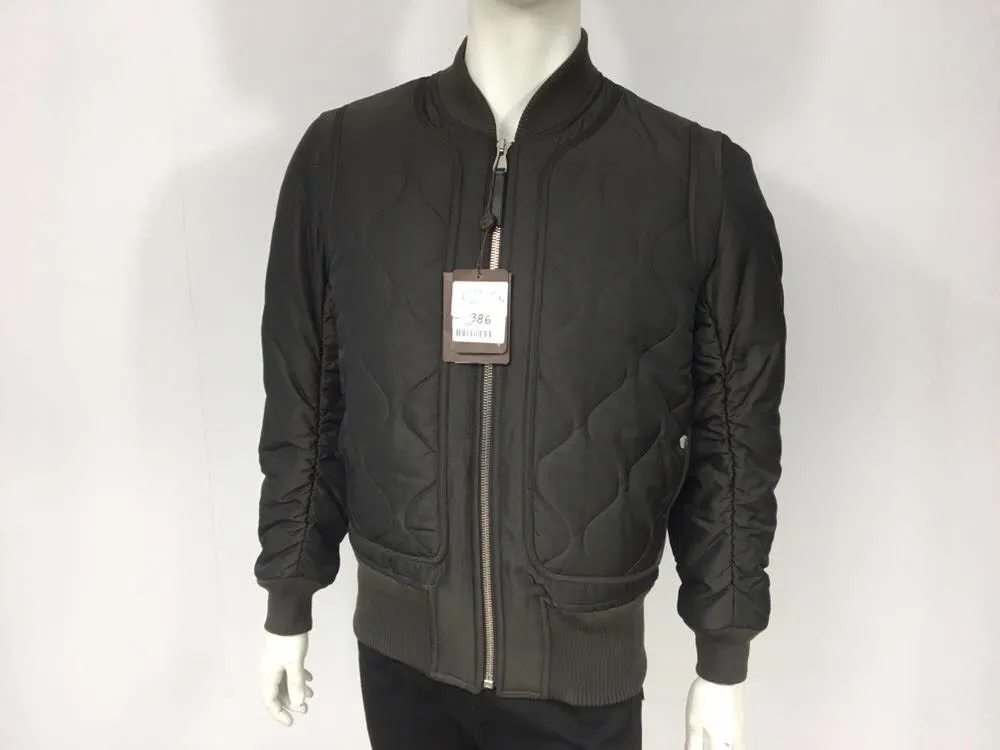 Quilted Bomber Jacket