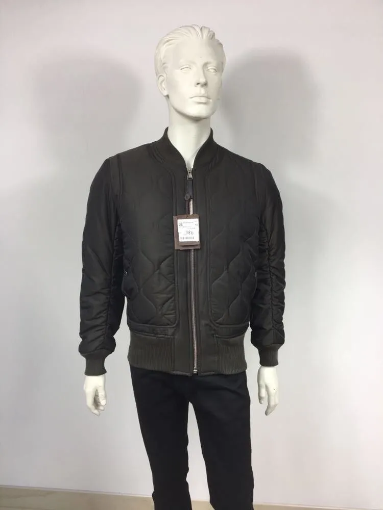 Quilted Bomber Jacket