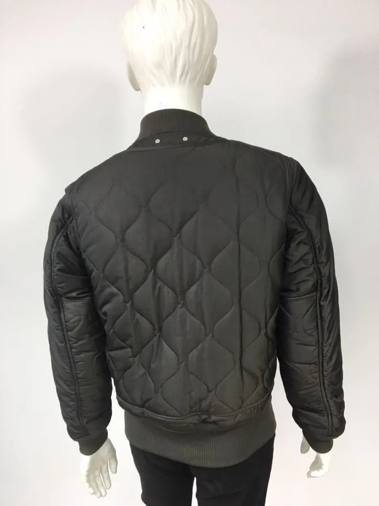 Quilted Bomber Jacket