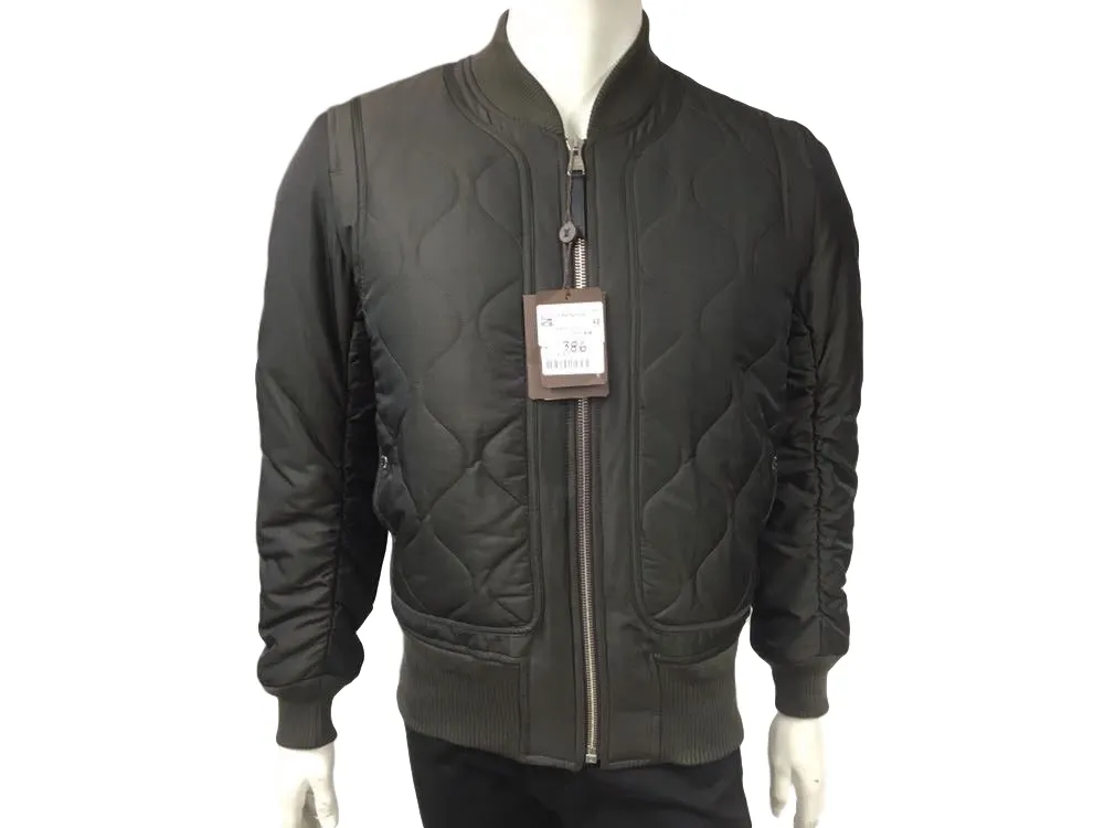 Quilted Bomber Jacket