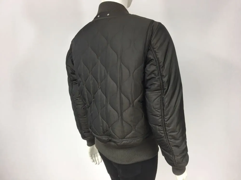 Quilted Bomber Jacket