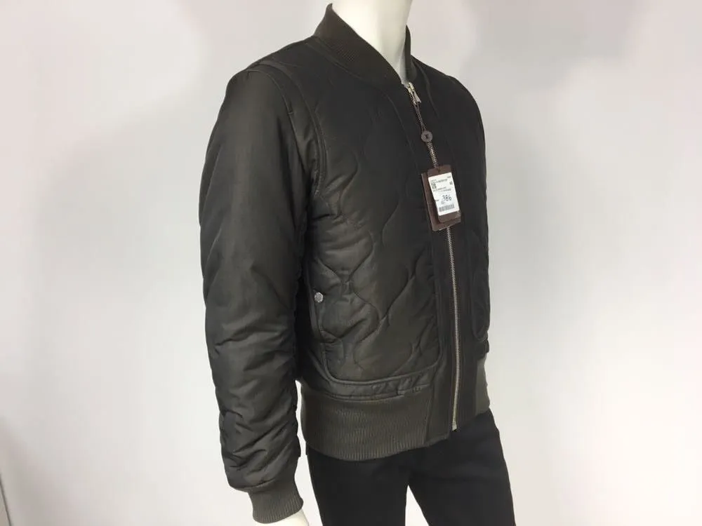 Quilted Bomber Jacket