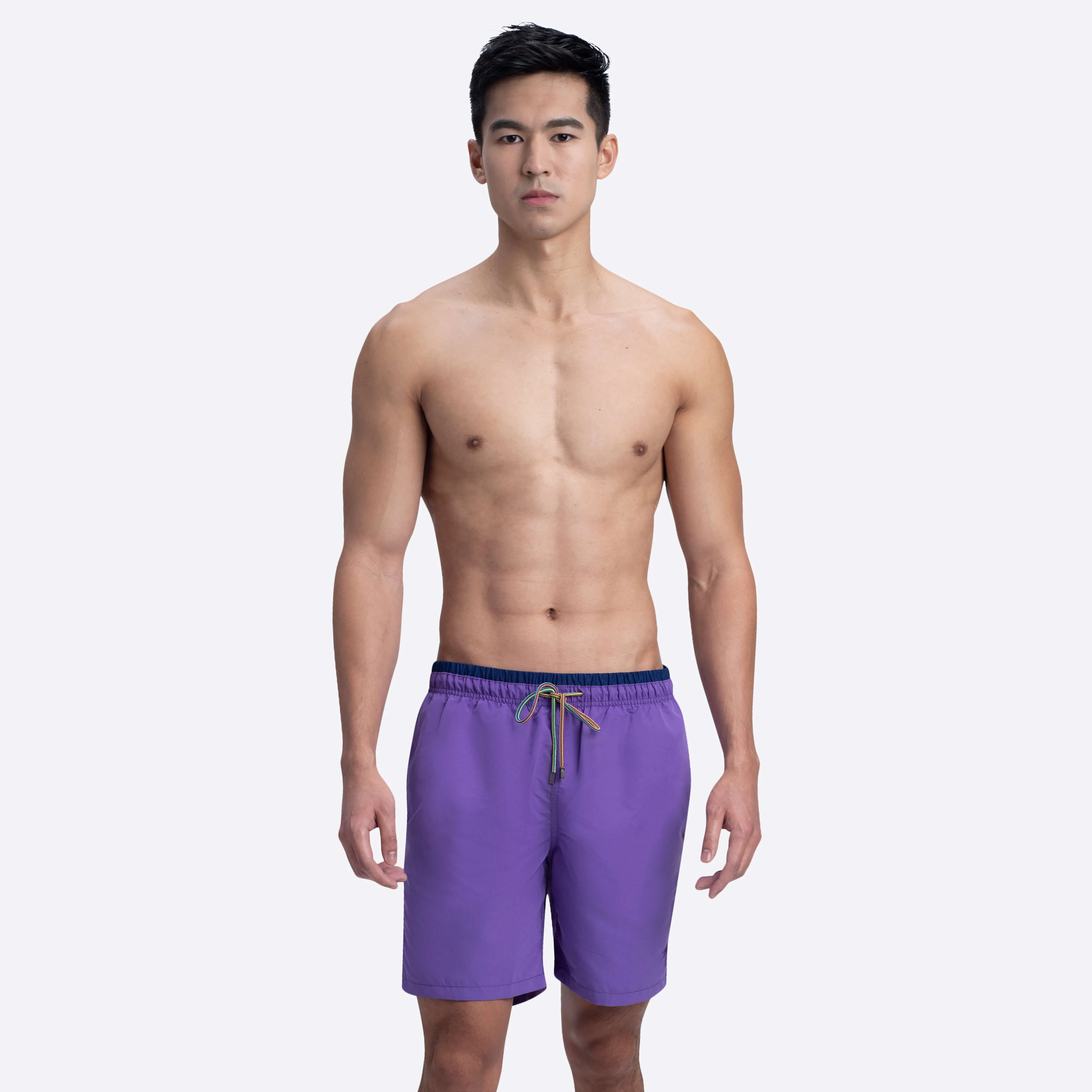 QUINN Solid Swim Trunks
