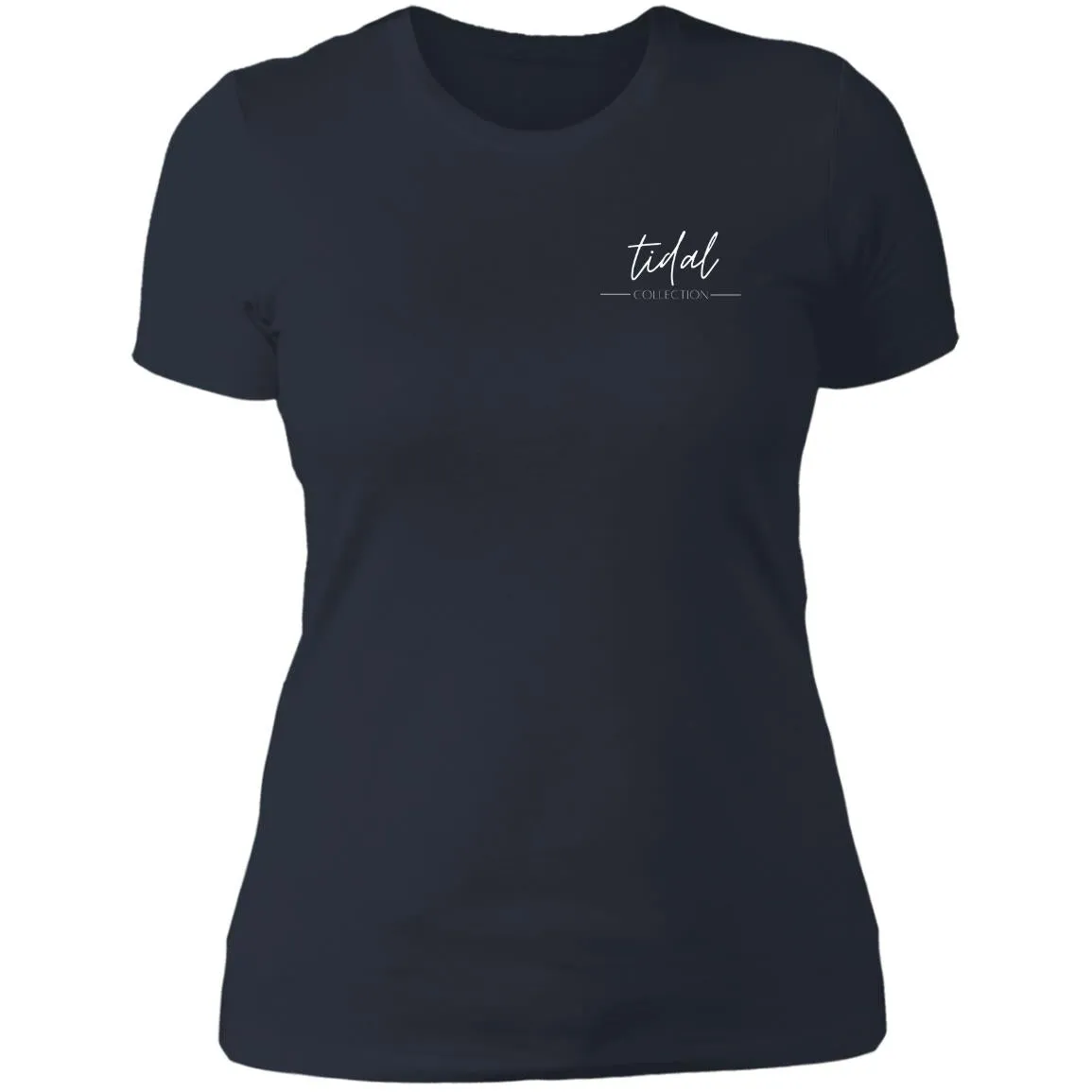 "Big Hook- White" Ladies' Boyfriend T-Shirt