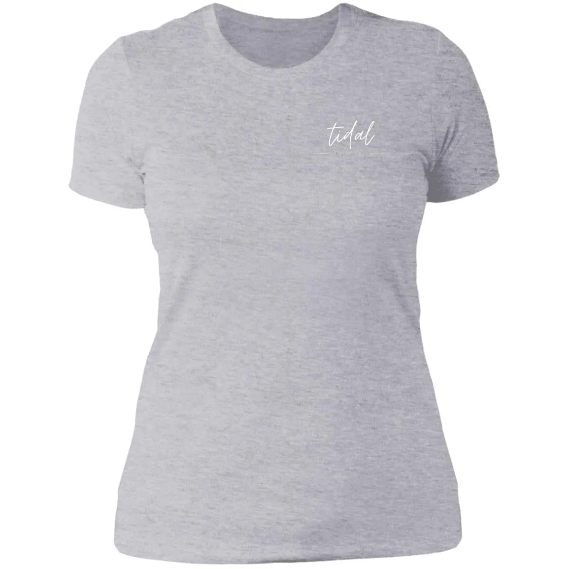 "Big Hook- White" Ladies' Boyfriend T-Shirt