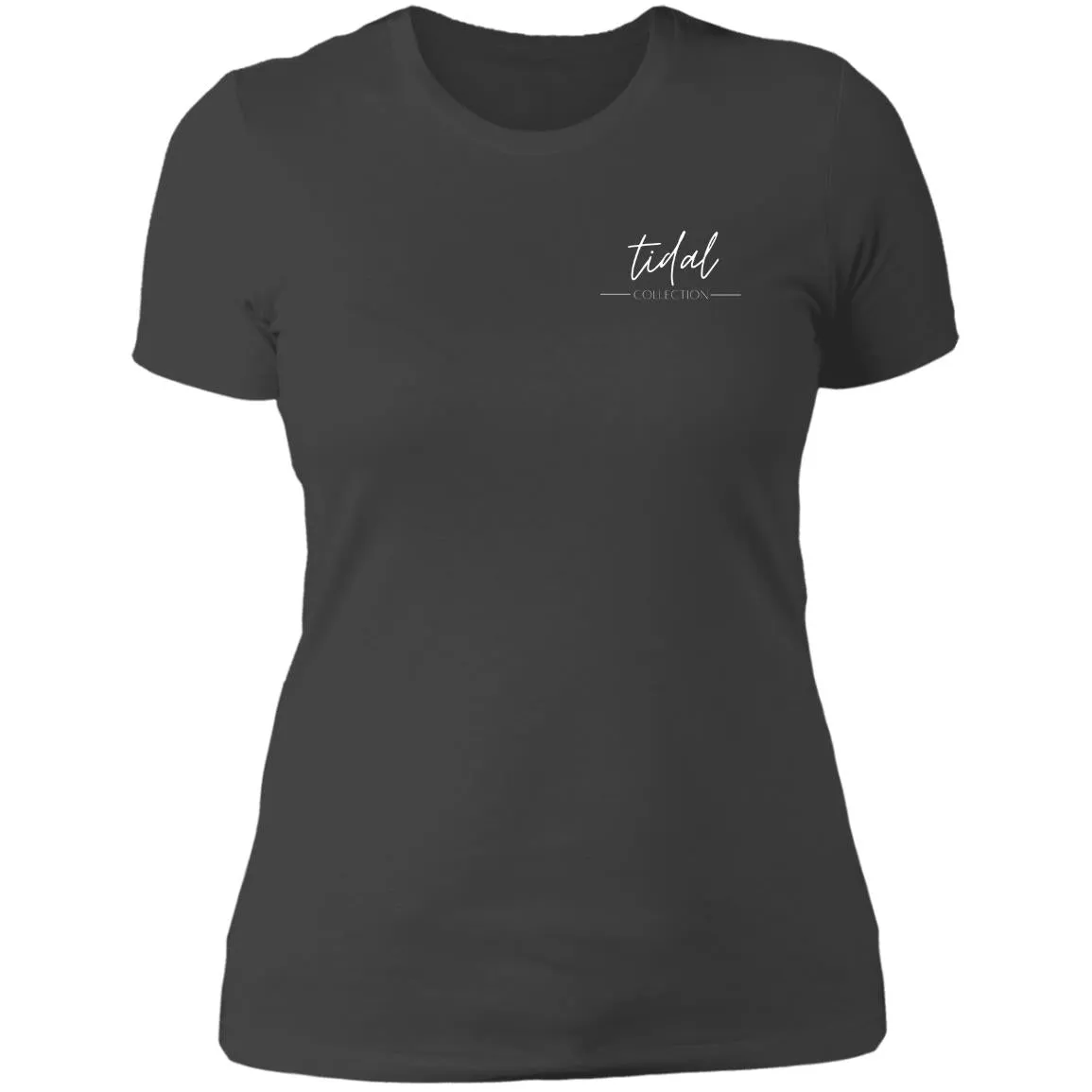 "Big Hook- White" Ladies' Boyfriend T-Shirt