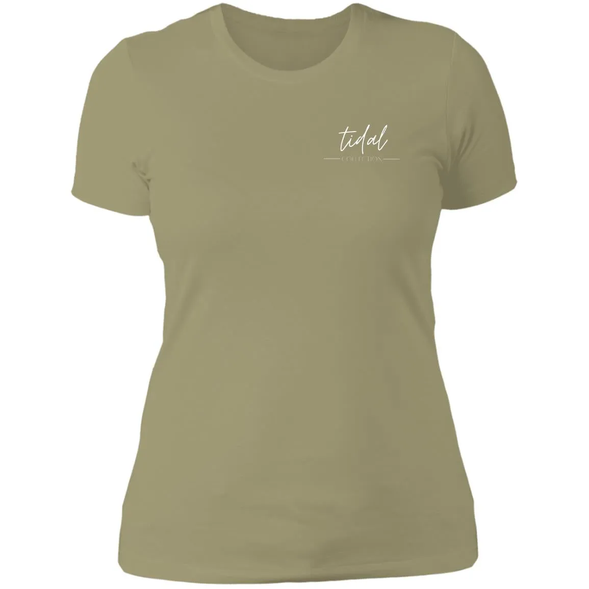 "Big Hook- White" Ladies' Boyfriend T-Shirt