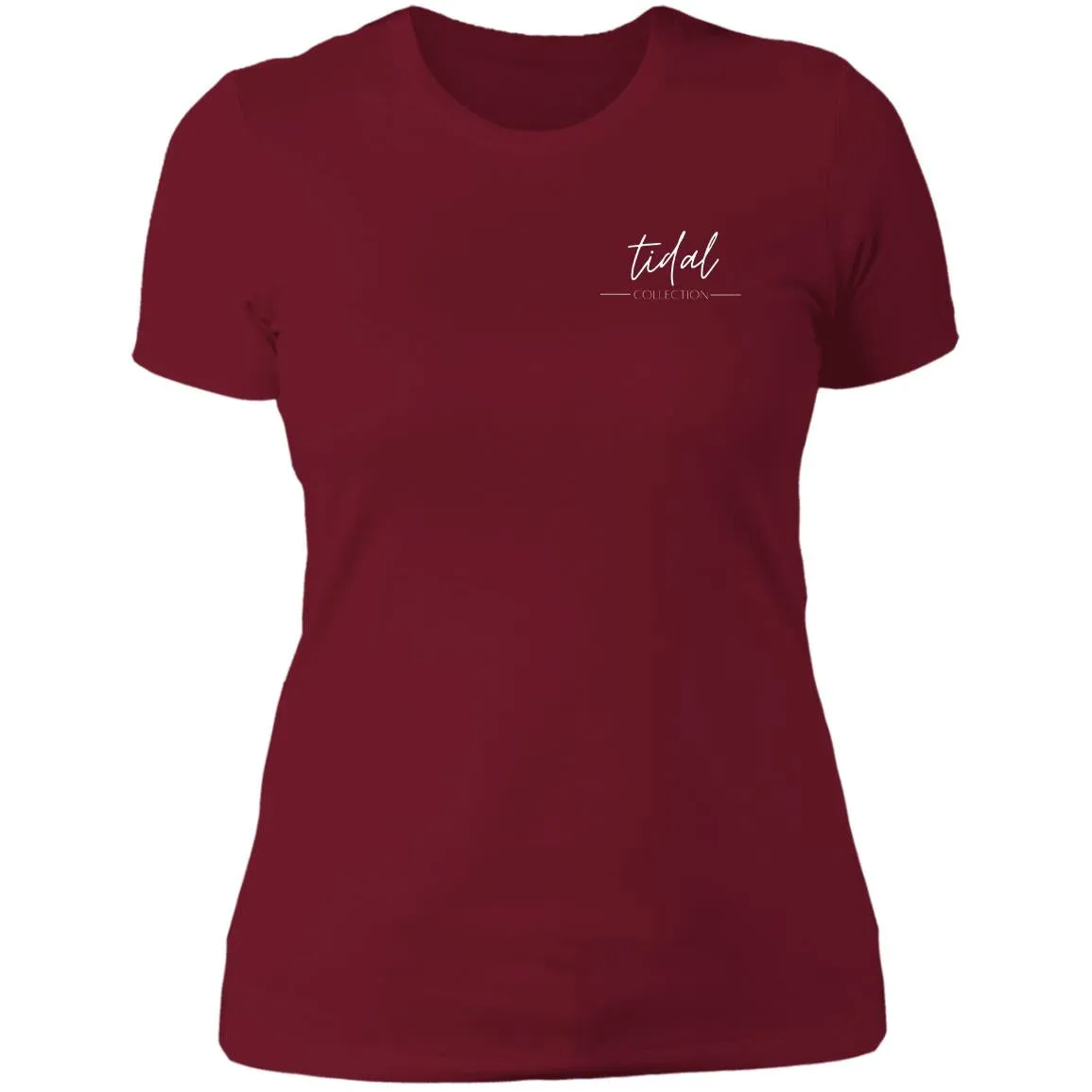 "Big Hook- White" Ladies' Boyfriend T-Shirt